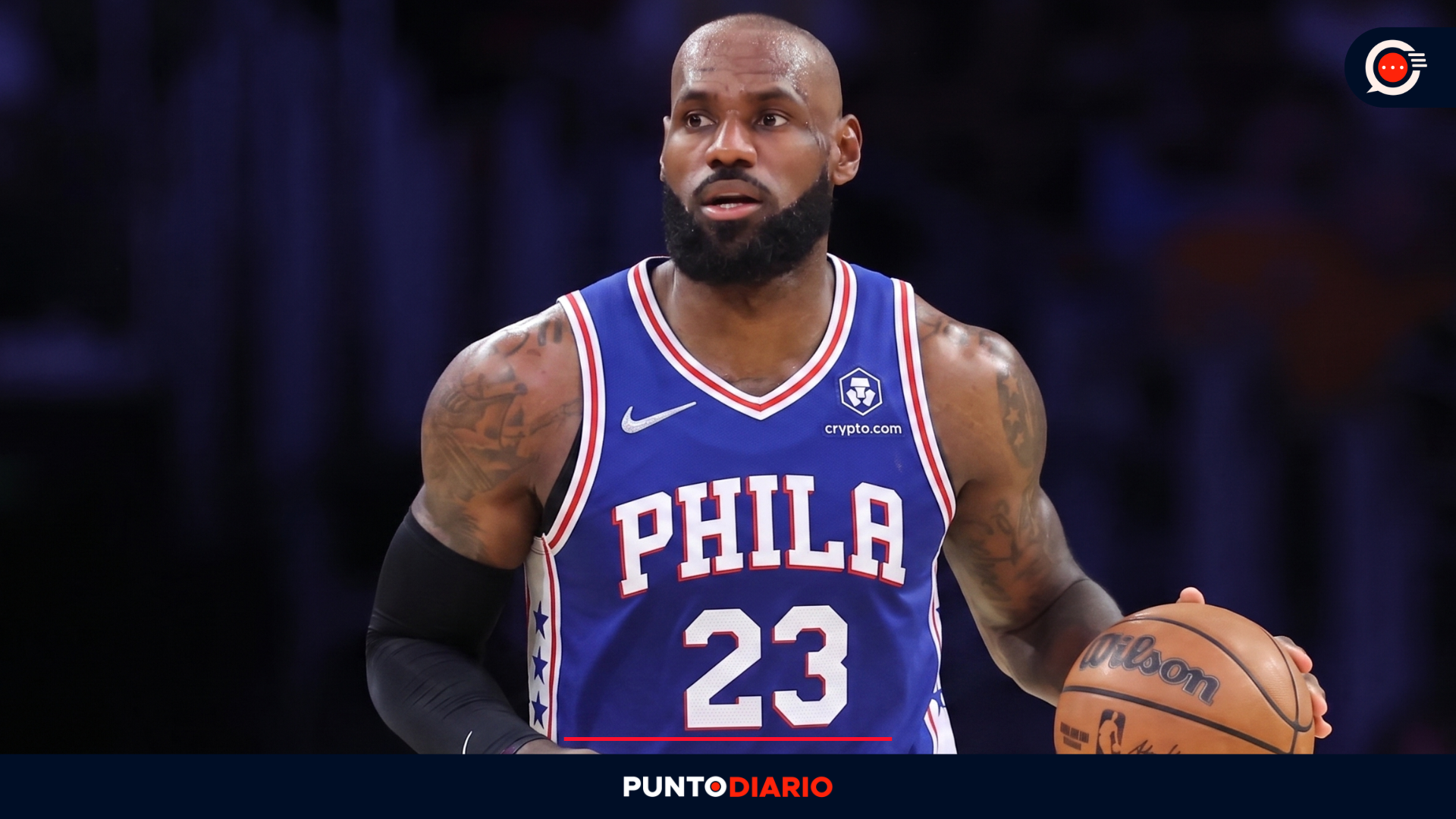 LeBron James jugará el los 76ers